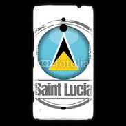 Coque Nokia Lumia 1320 Logo Saint Lucie
