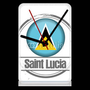 Pendule de bureau Logo Saint Lucie
