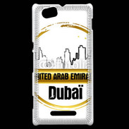 Coque Sony Xperia M Logo Dubaï
