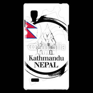 Coque LG Optimus L9 Logo Népal