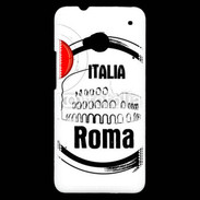 Coque HTC One Logo Rome Italie