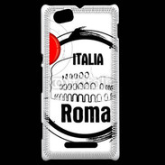 Coque Sony Xperia M Logo Rome Italie