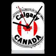 Pendule de bureau Logo Calgary Canada
