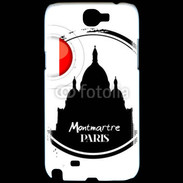 Coque Samsung Galaxy Note 2 Logo Montmartre Paris