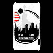 Coque Sony Xperia Typo Logo Manhattan
