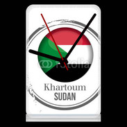 Pendule de bureau Logo Soudan 2