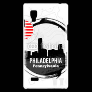 Coque LG Optimus L9 Logo Philadelphie