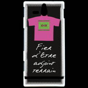 Coque Sony Xperia U Bonus offensif-Défensif Adjoint terrain Noir