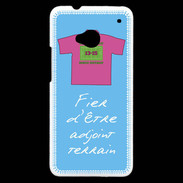 Coque HTC One Bonus offensif-Défensif Adjoint terrain Bleu
