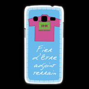 Coque Samsung Galaxy Express2 Bonus offensif-Défensif Adjoint terrain Bleu