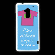Coque HTC One Max Bonus offensif-Défensif Adjoint terrain Bleu