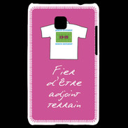 Coque LG Optimus L3 II Bonus offensif-Défensif Adjoint terrain Rose