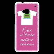 Coque HTC One Bonus offensif-Défensif Adjoint terrain Rose