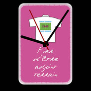 Grande pendule murale Bonus offensif-Défensif Adjoint terrain Rose