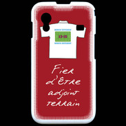 Coque Samsung ACE S5830 Bonus offensif-Défensif Adjoint terrain Rouge