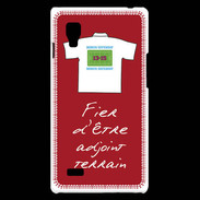 Coque LG Optimus L9 Bonus offensif-Défensif Adjoint terrain Rouge