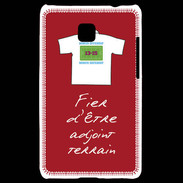 Coque LG Optimus L3 II Bonus offensif-Défensif Adjoint terrain Rouge
