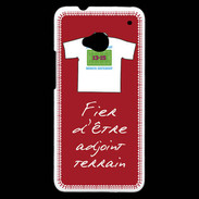 Coque HTC One Bonus offensif-Défensif Adjoint terrain Rouge