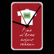 Grande pendule murale Bonus offensif-Défensif Adjoint terrain Rouge