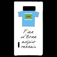 Coque LG Optimus L7 Bonus offensif-Défensif Adjoint terrain Blanc 2
