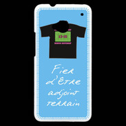 Coque HTC One Bonus offensif-Défensif Adjoint terrain Bleu 2