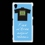 Coque Sony Xpéria Z1 Bonus offensif-Défensif Adjoint terrain Bleu 2