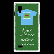 Coque LG Optimus L9 Bonus offensif-Défensif Adjoint terrain Vert 2