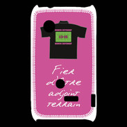 Coque Sony Xperia Typo Bonus offensif-Défensif Adjoint terrain Rose 2