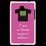 Coque LG Optimus L3 II Bonus offensif-Défensif Adjoint terrain Rose 2