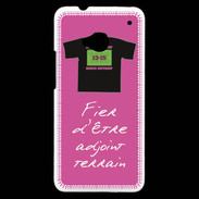 Coque HTC One Bonus offensif-Défensif Adjoint terrain Rose 2