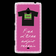 Coque Nokia Lumia 1320 Bonus offensif-Défensif Adjoint terrain Rose 2