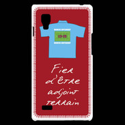 Coque LG Optimus L9 Bonus offensif-Défensif Adjoint terrain Rouge 2