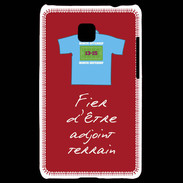 Coque LG Optimus L3 II Bonus offensif-Défensif Adjoint terrain Rouge 2