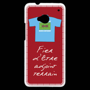 Coque HTC One Bonus offensif-Défensif Adjoint terrain Rouge 2