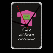 Grande pendule murale Entraîneur Bonus offensif-défensif Noir
