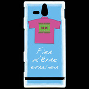 Coque Sony Xperia U Entraîneur Bonus offensif-défensif Bleu