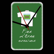 Grande pendule murale Entraîneur Bonus offensif-défensif Vert