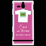 Coque Sony Xperia U Entraîneur Bonus offensif-défensif Rose
