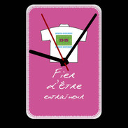 Grande pendule murale Entraîneur Bonus offensif-défensif Rose