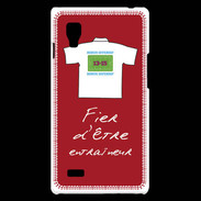 Coque LG Optimus L9 Entraîneur Bonus offensif-défensif Rouge