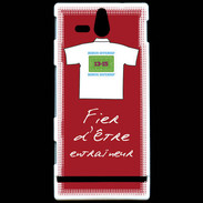 Coque Sony Xperia U Entraîneur Bonus offensif-défensif Rouge