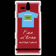Coque Sony Xperia U Entraîneur Bonus offensif-défensif Rouge 2