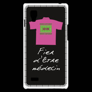 Coque LG Optimus L9 Médecin Bonus offensif-défensif Noir