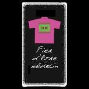 Coque LG Optimus L7 Médecin Bonus offensif-défensif Noir