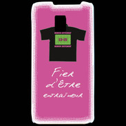 Coque LG P990 Entraîneur Bonus offensif-défensif Rose 2
