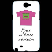 Coque Samsung Galaxy Note 2 Médecin Bonus offensif-défensif Blanc