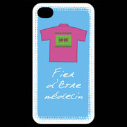 Coque iPhone 4 / iPhone 4S Médecin Bonus offensif-défensif Bleu