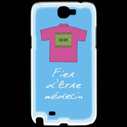 Coque Samsung Galaxy Note 2 Médecin Bonus offensif-défensif Bleu