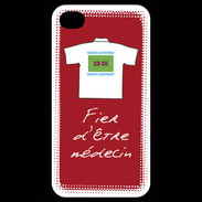 Coque iPhone 4 / iPhone 4S Médecin Bonus offensif-défensif Rouge