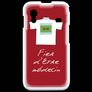 Coque Samsung ACE S5830 Médecin Bonus offensif-défensif Rouge